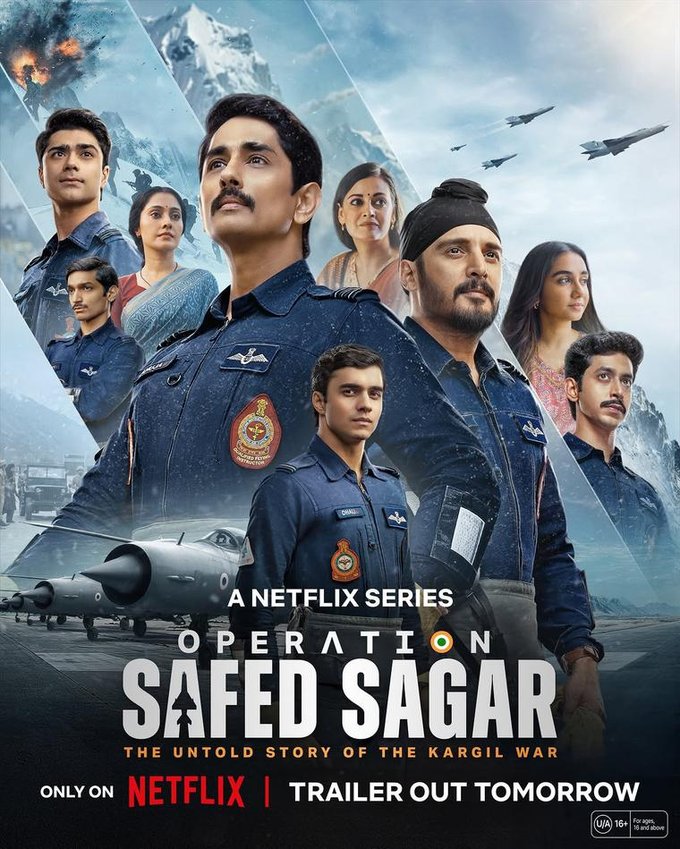 Operation Safed Sagar official Netflix poster